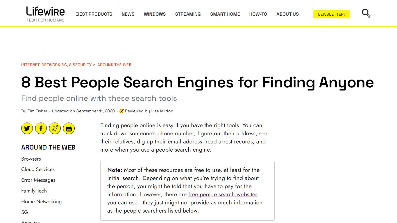 8 Best People Search Engines You Can Use to Find Anyone - Lifewire
